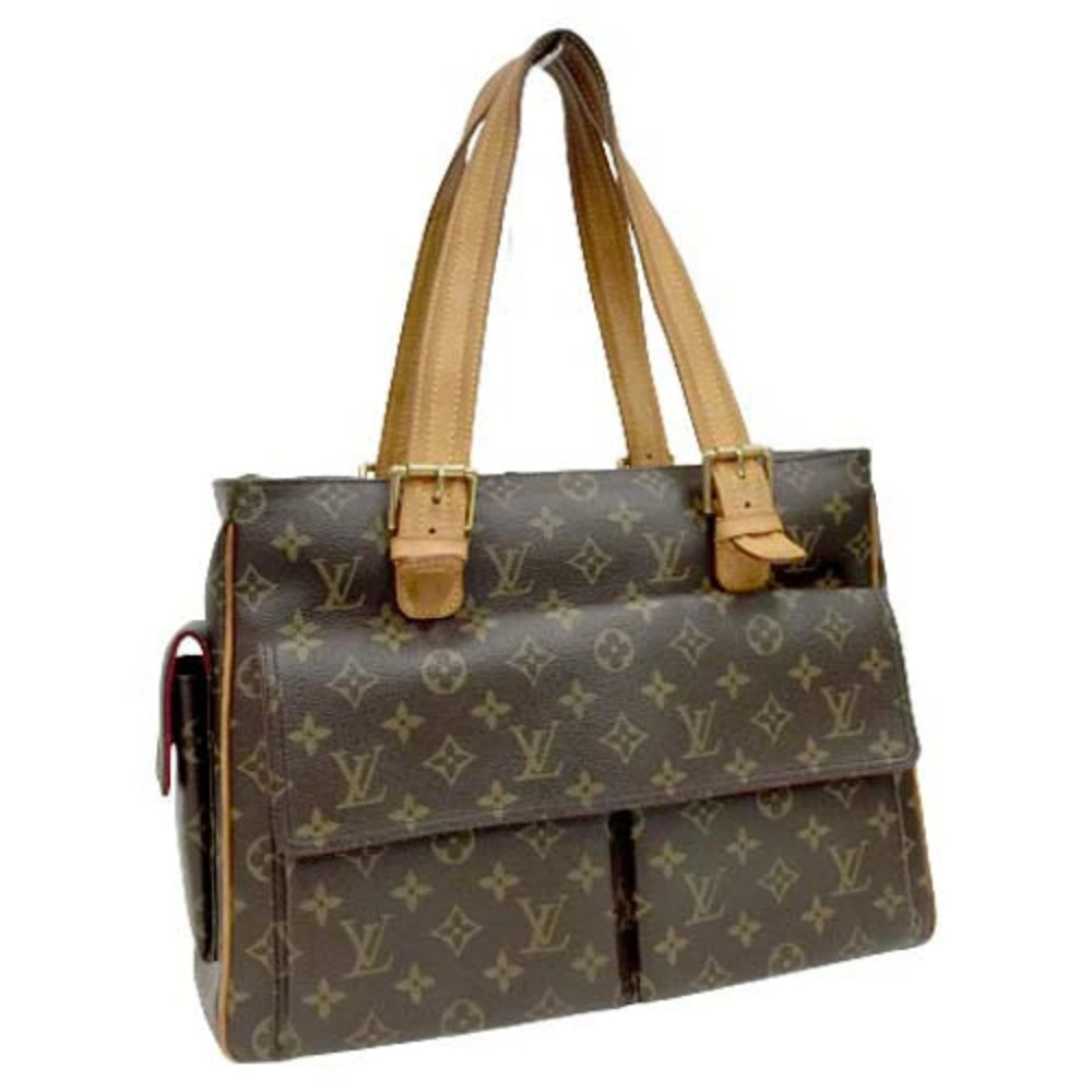 Louis Vuitton Multiplicit Tote Bag Handbag Red Flap Pocket